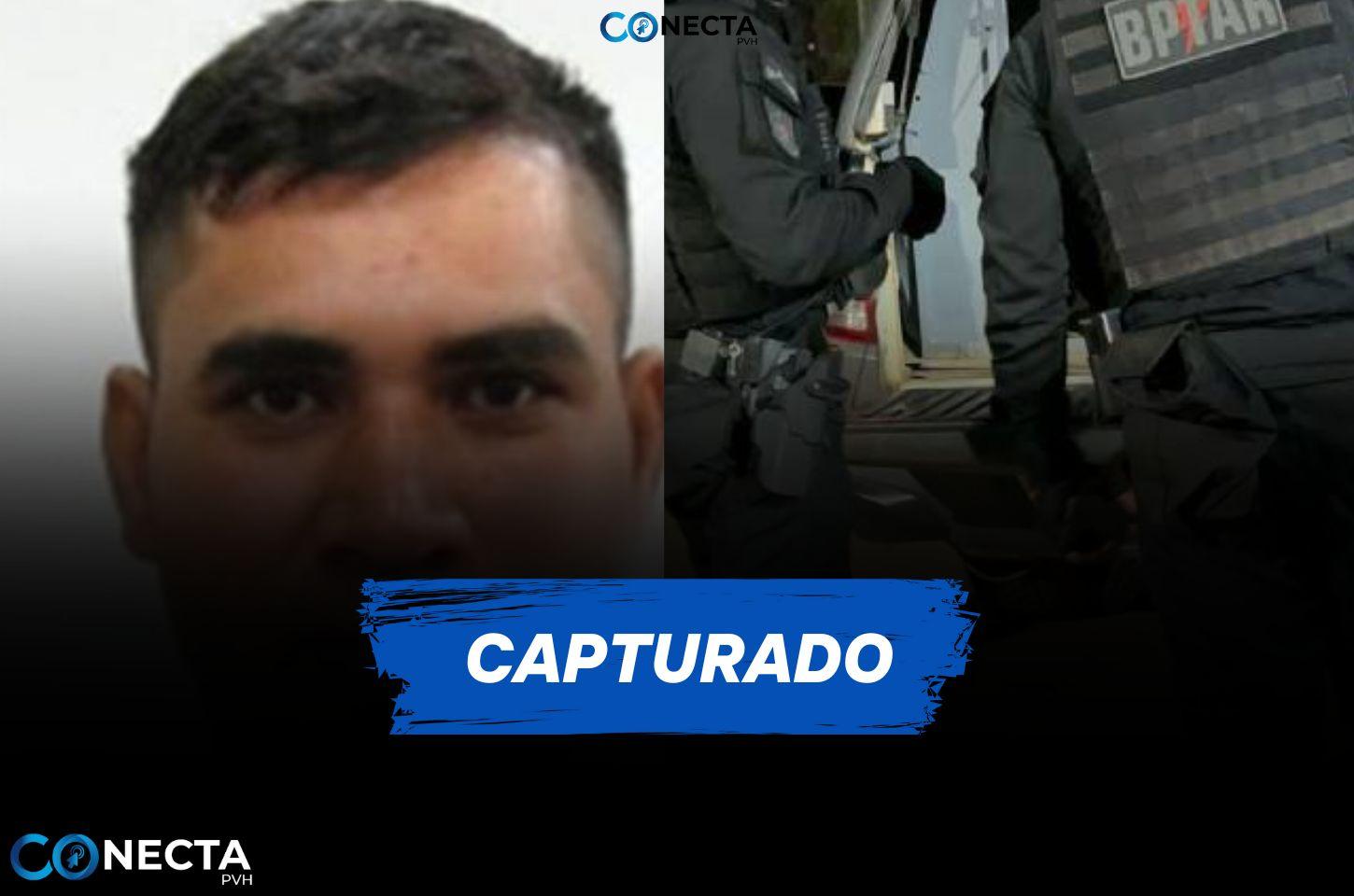 Condenado a quase 30 anos de prisão é capturado após tentativa de fuga em Porto Velho