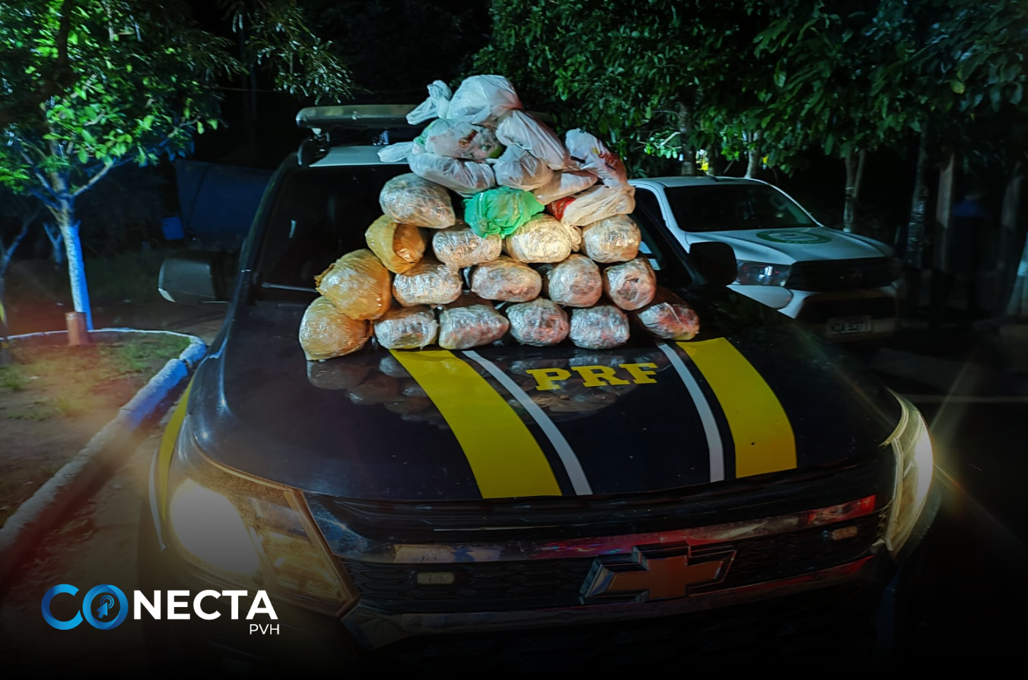 PRF de Rondônia apreende 11 kg de maconha durante fiscalização em Guajará-Mirim