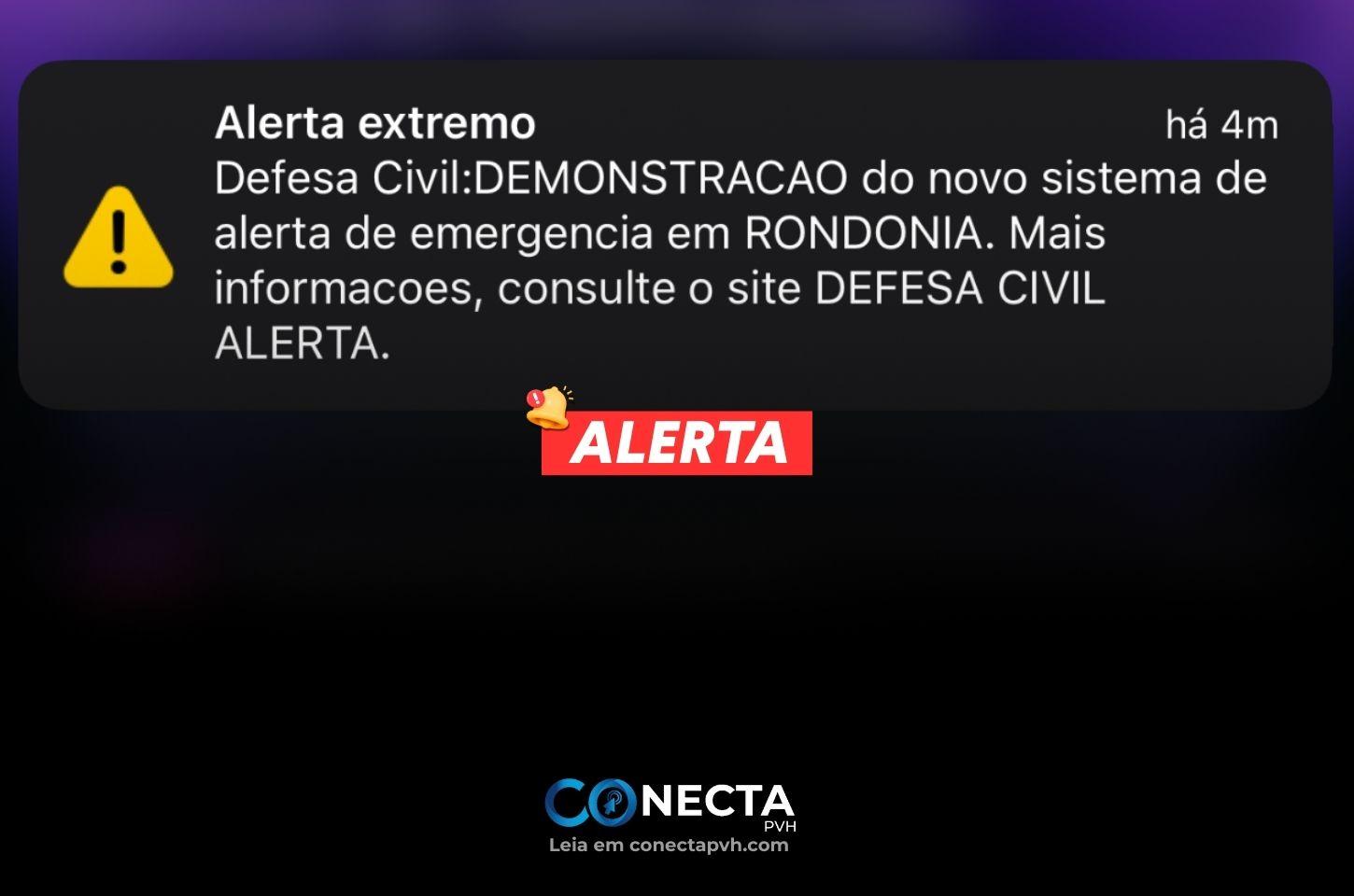 ALERTA – Defesa Civil testa novo sistema de emergência em Rondônia