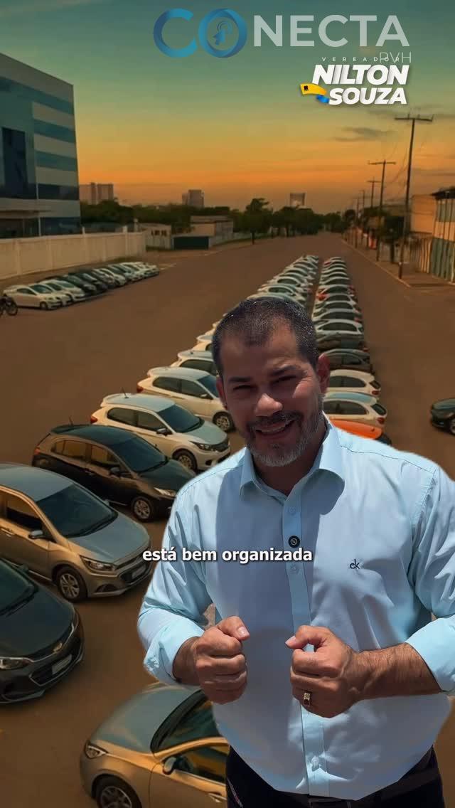 Vereador Nilton Souza comemora aprovação de projeto que organiza estacionamento na Rua Pio XII
