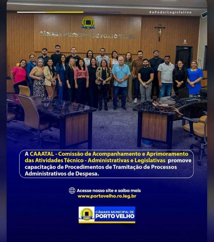 Capacitação fortalece procedimentos administrativos na Câmara de Porto Velho