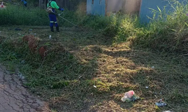 Após solicitação do vereador Edimilson Dourado, Prefeitura intensifica limpeza no bairro Nova Floresta