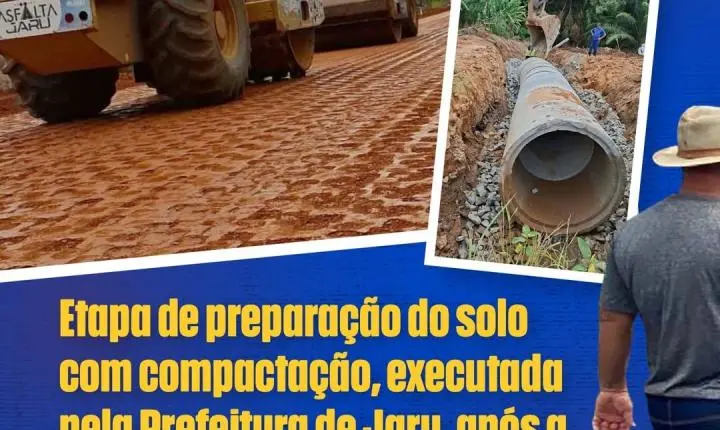 Deputado Edevaldo Neves transforma emenda em asfalto e garante avanço em Jaru