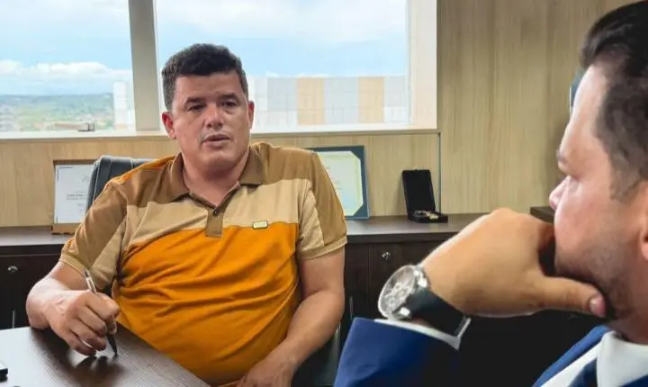 Deputado estadual Edevaldo Neves recebe vereadores de Vilhena em seu gabinete na ALE-RO