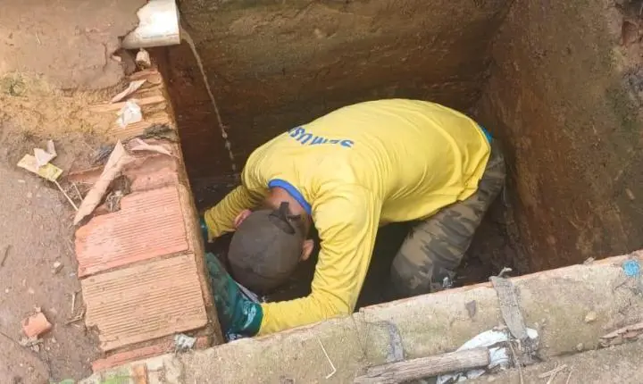 Seinfra atende pedido do vereador Edimilson Dourado de limpeza de bueiro e limpeza de vias na zona sul